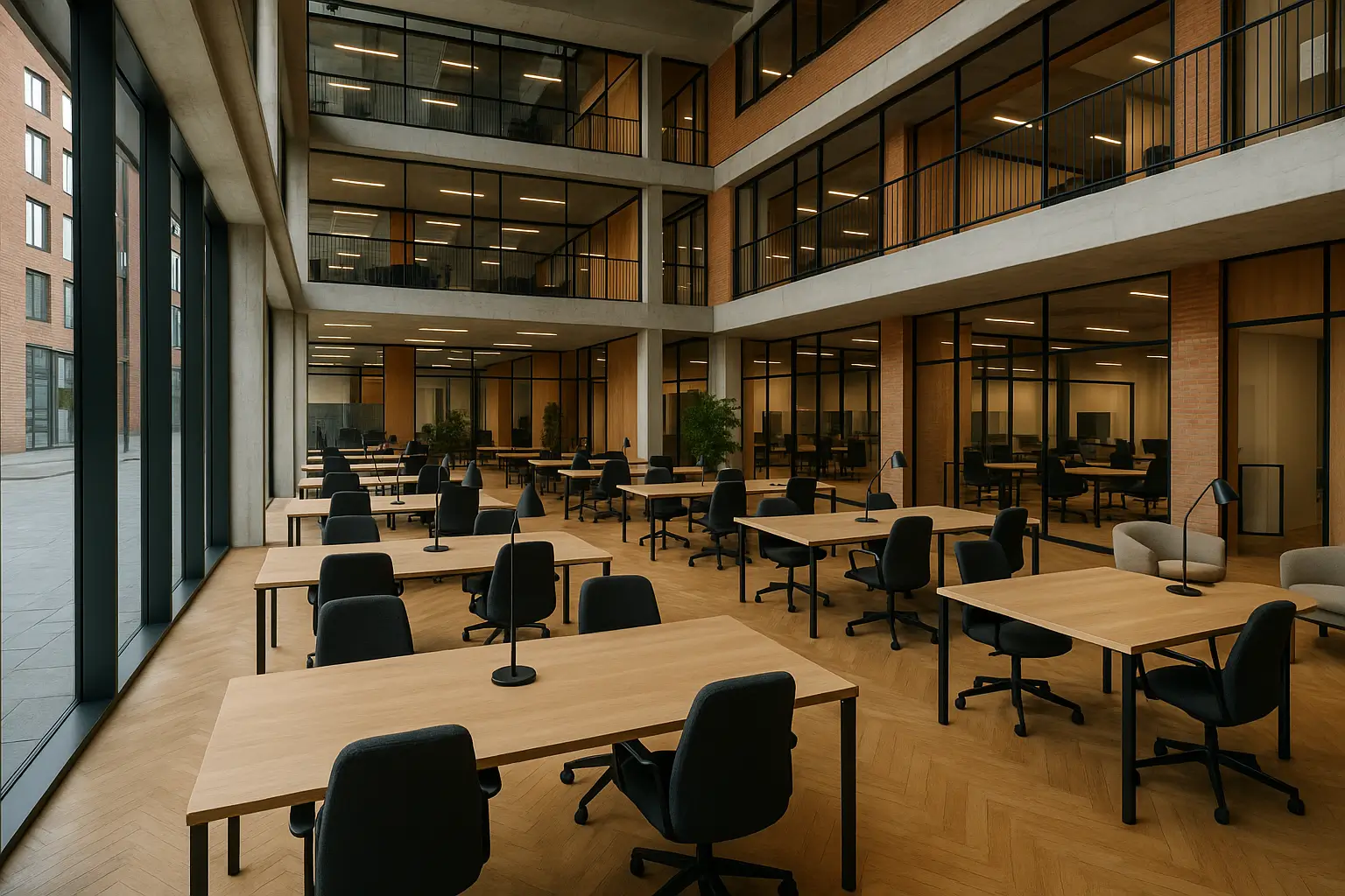 Prognose for markedet for udlejning af coworking-lokaler i Danmark i 2026